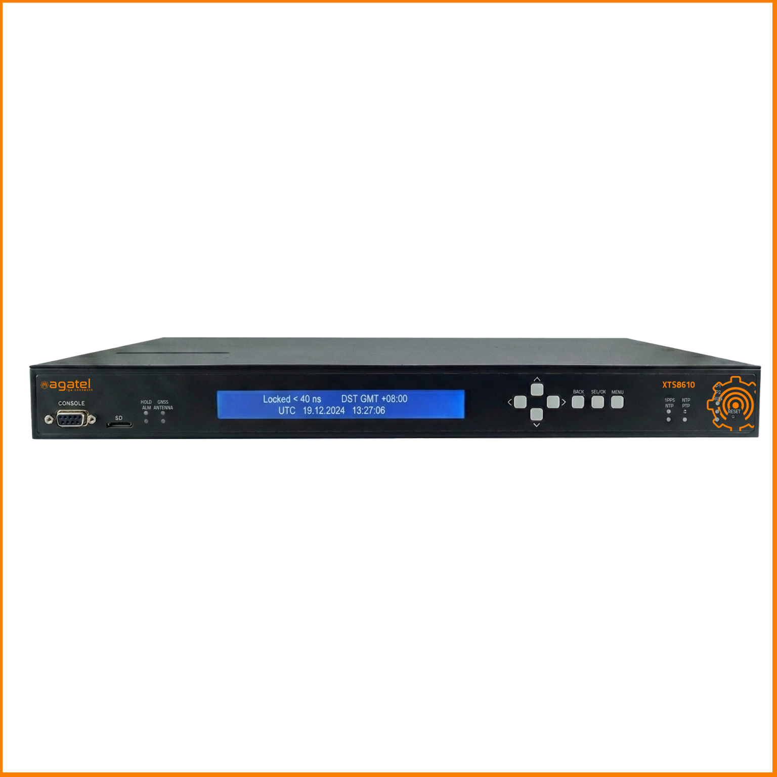 XTS8610 Series Advanced Sync Pro IEC61850-3 Industrial NTP/PTP Server ...